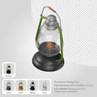 Free PSD 3d lantern