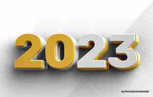 Free PSD 3d numbers 2023