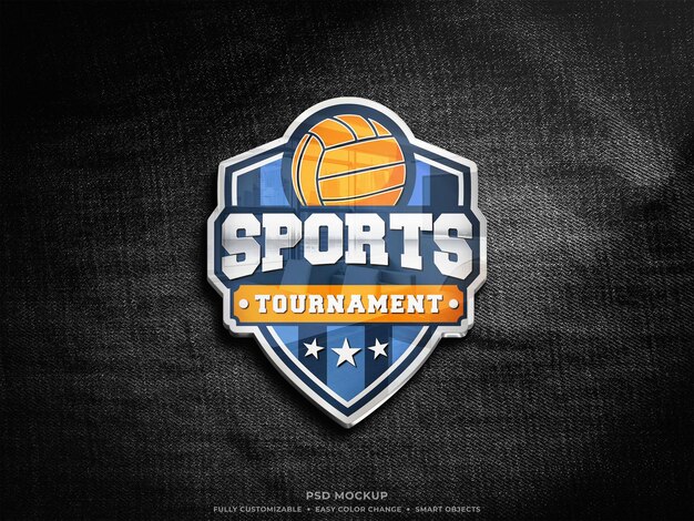 Premium Psd Logo Mockup Sport Jersey