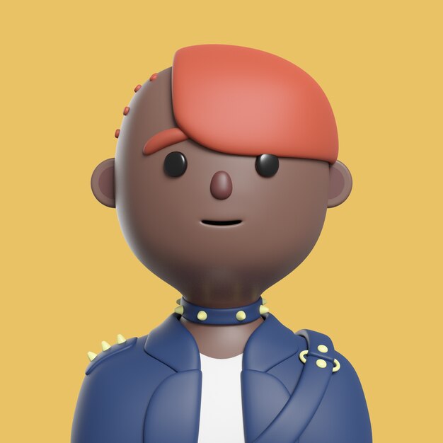 3d render of avatar character