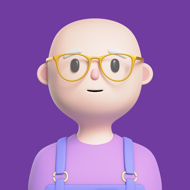 3d render of avatar character