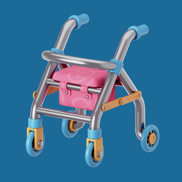 Free PSD 3d render of disability icon