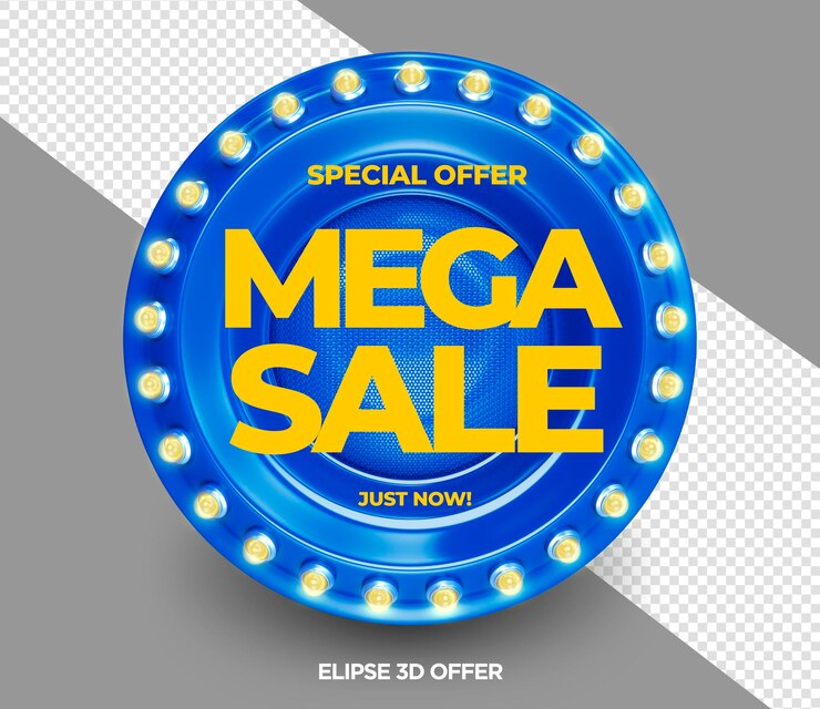 Free PSD 3d render ellipse mega sale deals
