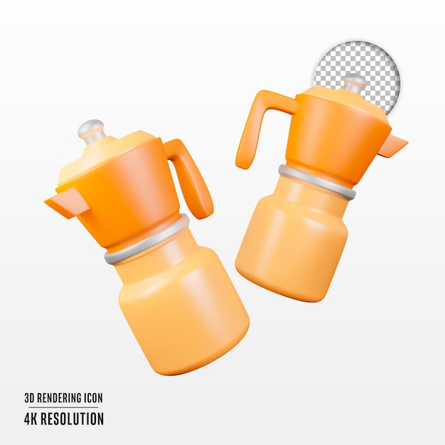 3d render illustration juicer isolated icon