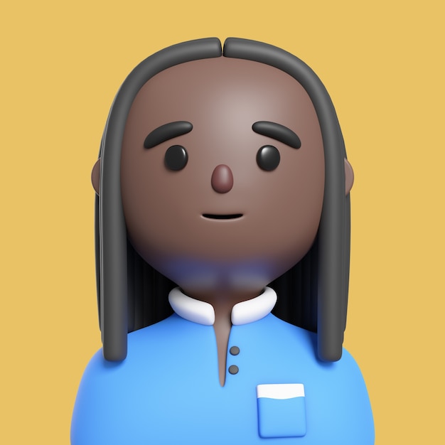 3D визуализация персонажа аватара