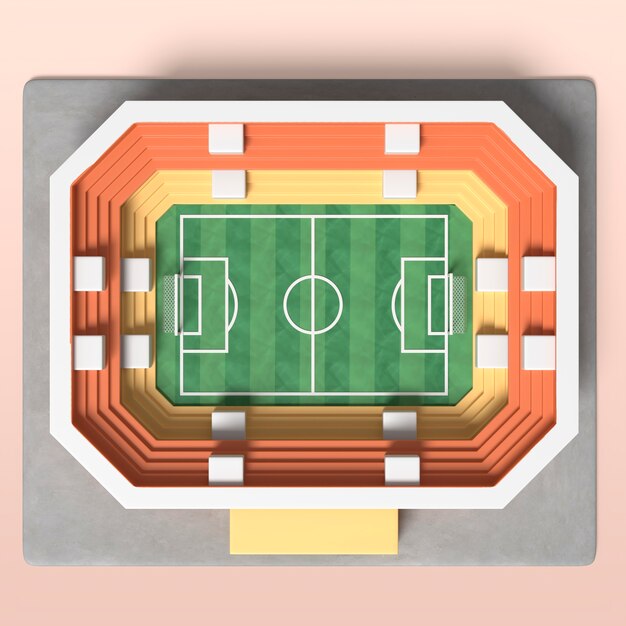 3d rendering of building icon