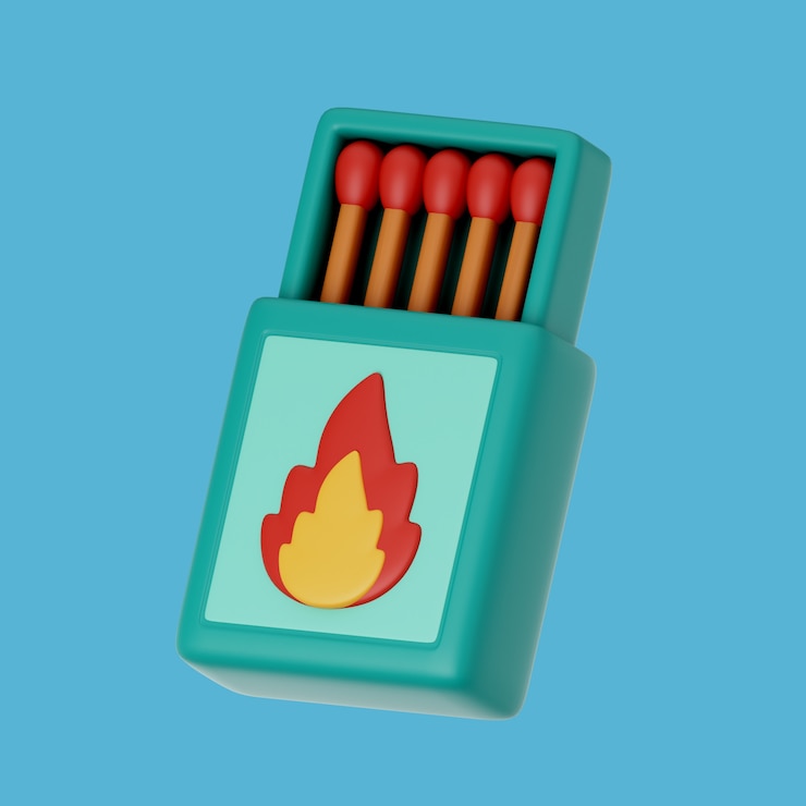 Free PSD 3d rendering of camping icon