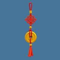 Free PSD 3d rendering of chinese new year icon