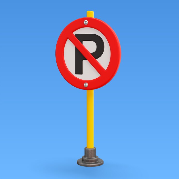 Free PSD 3d rendering of city sign icon