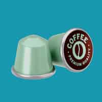 Free PSD 3d rendering of coffee time icon