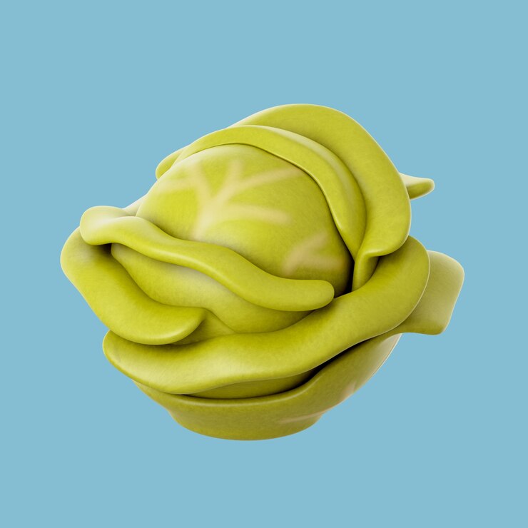 Free PSD 3d rendering of cooking ingredient
