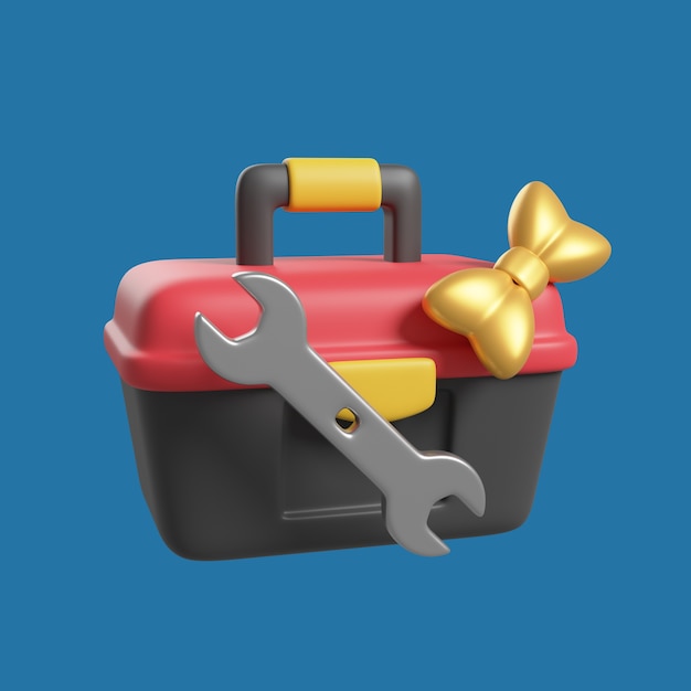 3d rendering of father's day icon