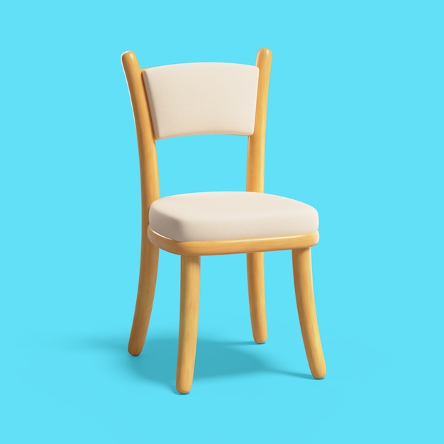 3d rendering of furniture icon