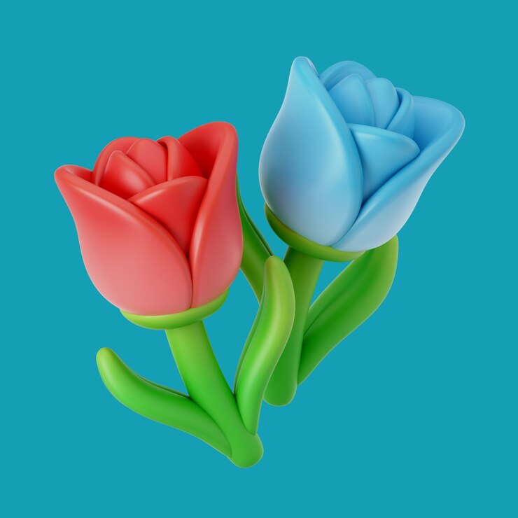 Бесплатный PSD 3d-рендеринг иконки сада