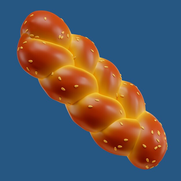 3d rendering of hanukkah judaism icon