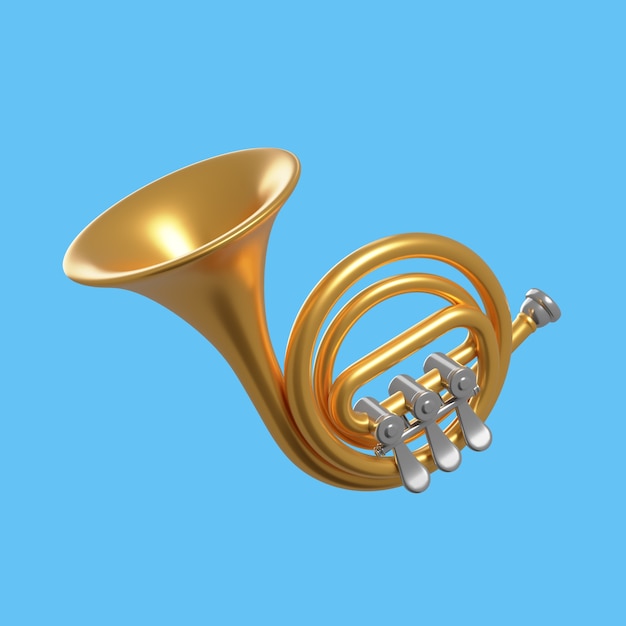 Free PSD 3d rendering of icon instrument