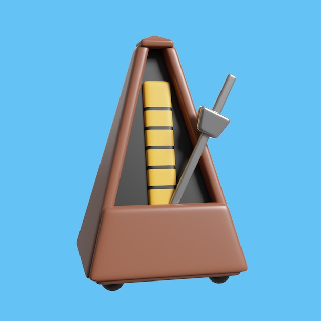 Free PSD 3d rendering of icon instrument