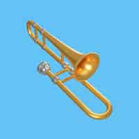 Free PSD 3d rendering of icon instrument