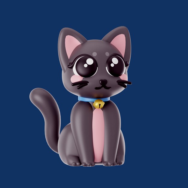 3d rendering of night icon
