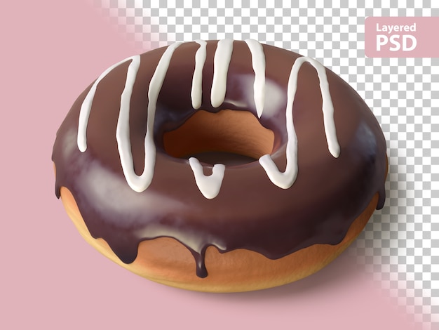 甘くておいしいドーナツを食べましょう ふきだしが付いたかわいいカラフルなグレージングドーナツ キャラクターのおいしいドーナツのイラスト 図 無料のベクター