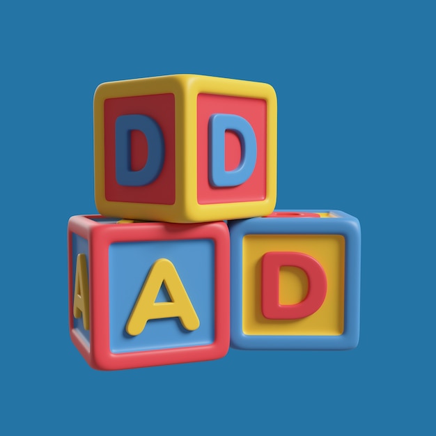 3D-рендеринг иконы дня отца