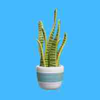 無料PSD 植物アイコンの 3d レンダリング