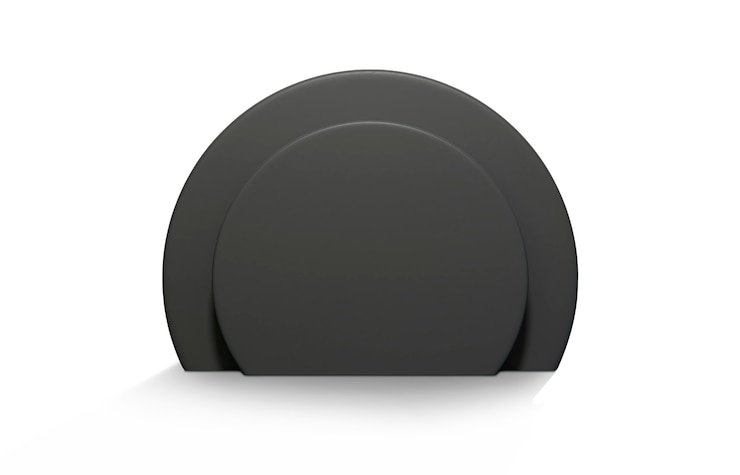 Free PSD 3d rendering of podium isolated