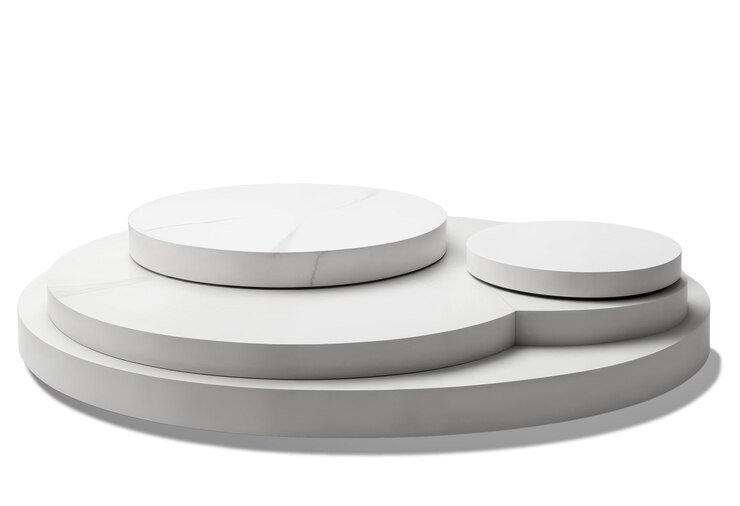 Free PSD 3d rendering of podium isolated