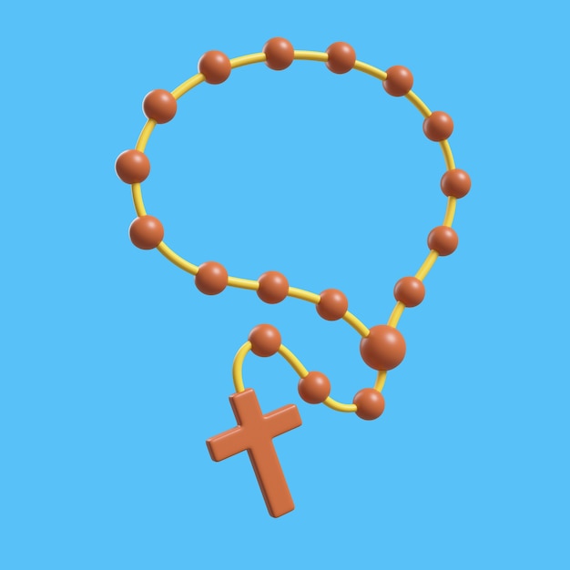 3d rendering of religion icon