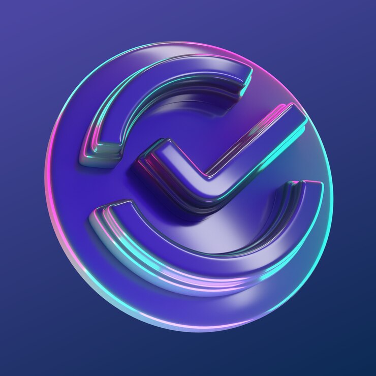 मुफ़्त PSD 3d rendering of  social media icon