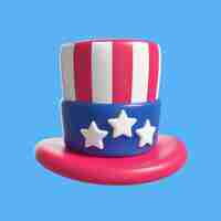 Free PSD 3d rendering of usa icon