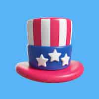 Free PSD 3d rendering of usa icon