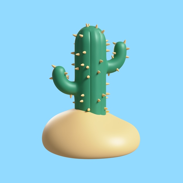 Free PSD 3d renndering of mexico icon design