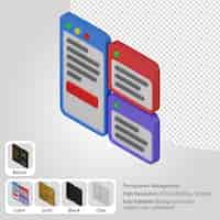 Free PSD 3d responsive design