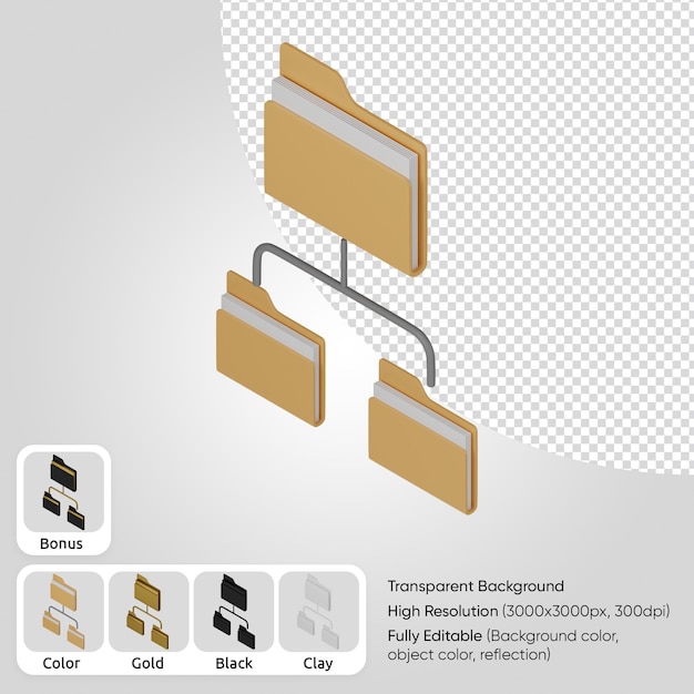 Free PSD 3d root directory