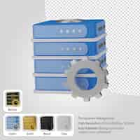 Free PSD 3d server menagement