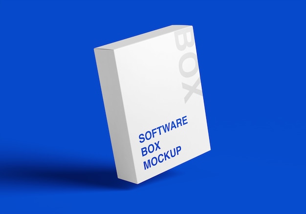 Download Free PSD | Software box psd mockup