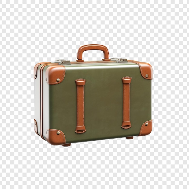 PSD gratuito 3d valigia isolata su sfondo trasparente