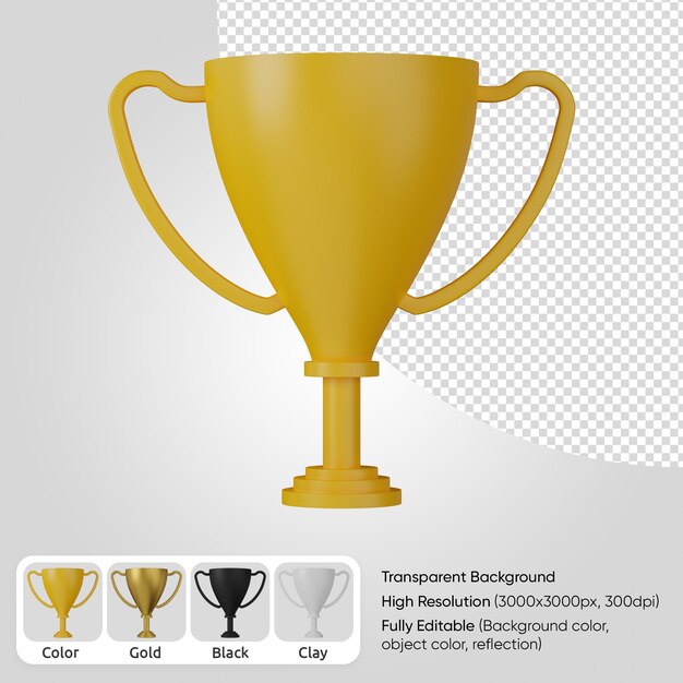 3d trophy