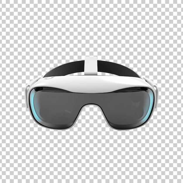 Free PSD 3d virtual reality glasses metaverse technology isolated on a transparent background