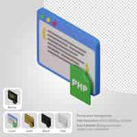 Free PSD 3d web php