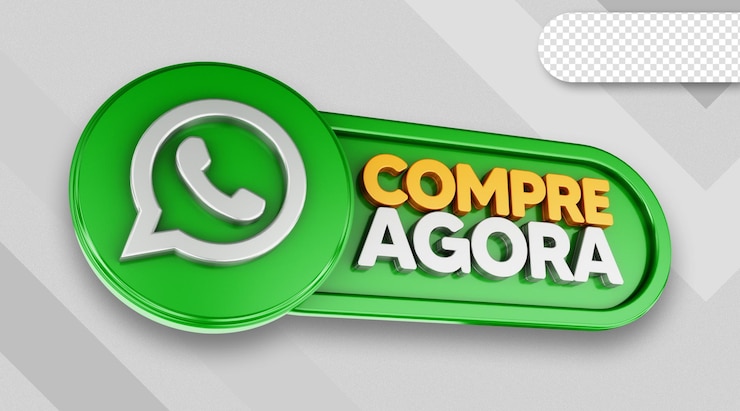Free PSD 3d whatsapp logo buy now through the app