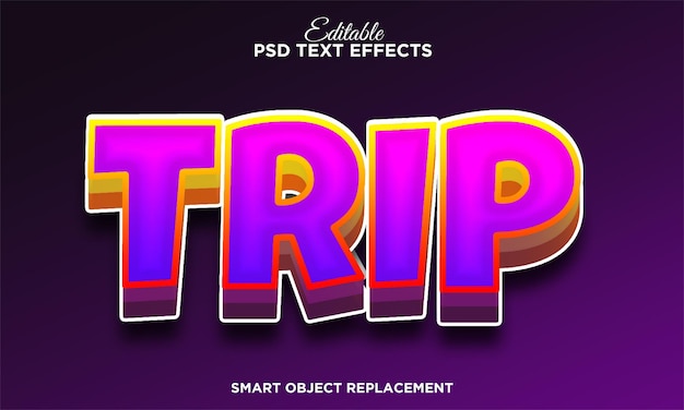 Free PSD 3e extrude game style text effect