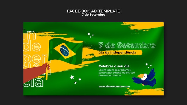 7 de setembro template design