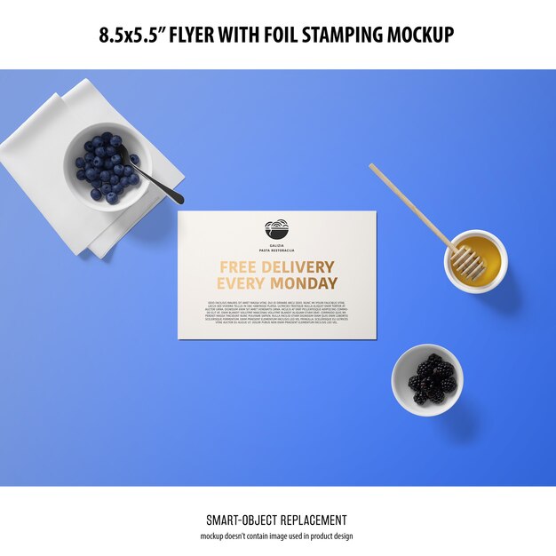 8.5x5.5 Flyer Mockup