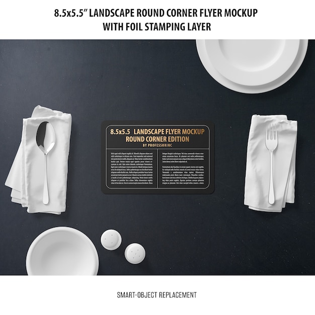 Get Your Free 8.5×5.5 Landscape Flyer Mockup Template Today!