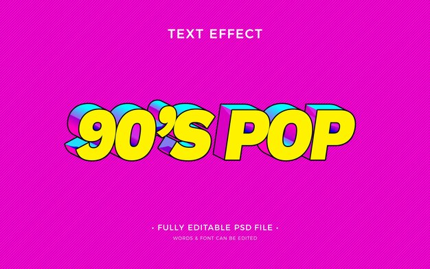 90s Style Text Effect