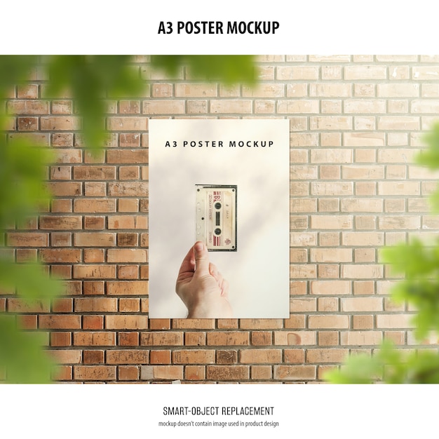 A3 Poster Mockup – Free PSD Templates for Download