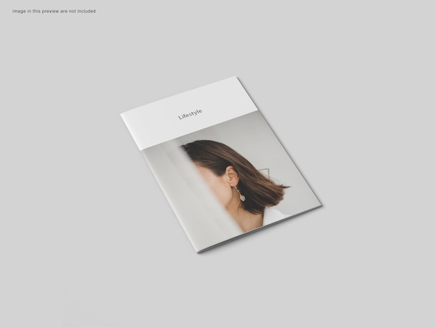 A4 cover brochure mockup