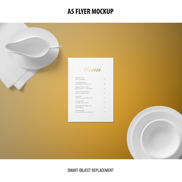 A5 Flyer Mockup